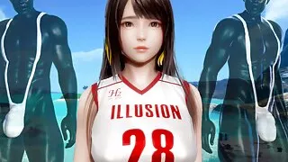 AI Shoujo Japanese beauty Fumi takes on a big package in realistic 3D animated sex with multiple orgasms UNCENSORED