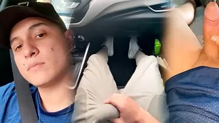 the uber gets hot and I invite him to my house