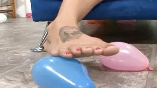 balloon babe get feet fucking sex