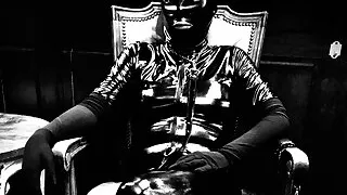 Latex masked Anal Fever devouring his master hot cock. Part 3