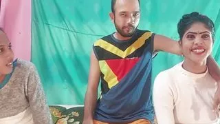 Horny brunette s gets banged by two guys and two girls