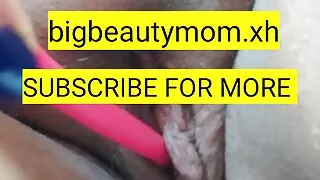 When Mom is alone at home and bored . little game . Mommy have fun. masturbating . Mommy want fuck and orgasm wet pussy
