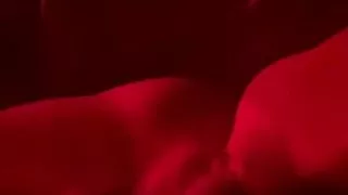 masturbating at the swingers club -private room