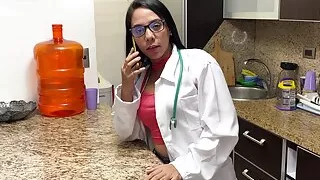 Beautiful Doctor Wife Wrong Pill and Now She Has to Help with the Boy's Erection