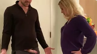 Stepmom welcomes home and pleases stepson