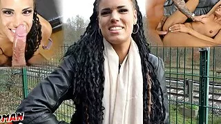 GERMAN SCOUT - First Anal Sex at Pickup Casting with Teen Christyley