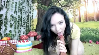 Brunette Cutie Outdoor Nudity And Toy Fucking