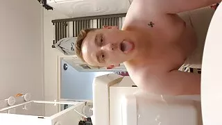 Marcel Lokken from Groningen showing his little clit