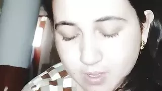 Wife riding husband cock