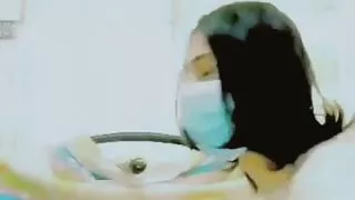 Tala Hejazi enjoy her self pee drink with dildo