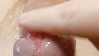 Teen men wanks his big cock with dirty talk and moans  #11