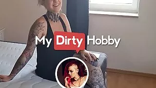 MyDirtyHobby - Naughty Tattooed Woman Valery_Venom Seduces A Customer To Drill Her Wet Pussy