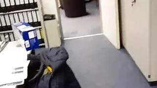 Office walk with Cock outside