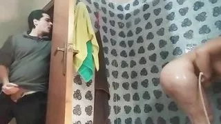 Catch and fucking my hot big ass stepsister in the shower (comp)