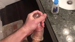 Testing My New Transparent Stroker From Bestvibe