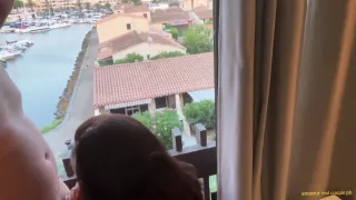 I Want To Drive My Neighbors Crazy I Ask This Bitch To Suck My Dick On The Balcony