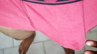 Sexy boy touching his penis