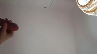 Young guy jerking off his hard cock  #12