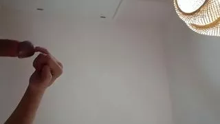 My girlfriend said she would sit on my face if I didn't masturbate my fat cock well  #12