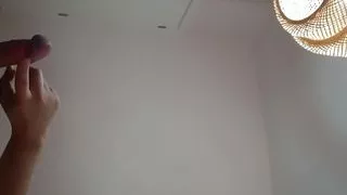 Fingering his cock with thoughts of deep blowjob from my cousin  #12