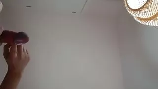 I jerk off my big cock every day because my stepmom loves a lot of cum on her tits  #12