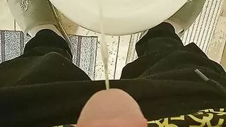 Daddy takes a piss and showing off soft cock #13