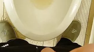 Public toilet piss #13