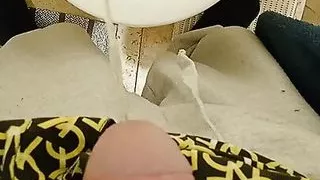 Bear pissing in the bathroom #13