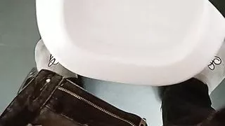 Crossdresser pissing #14