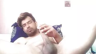 Asian boy masturbating