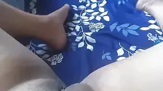 Asian girl masturbating