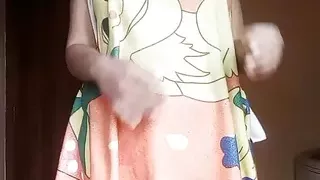 Asian girl masturbating