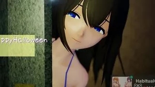 MMD r18 Public halloween event with hardcore sex 3d hentai
