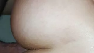 Hard and painfull anal creampie