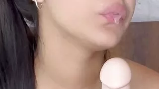 Amateur latina gives Ponytail Blowjob - Ivy Flores Leak