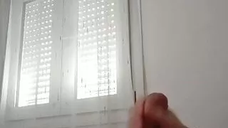 I jerk with my hard uncut dick! #12