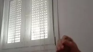 Masturbating daddy showing bare feet #12