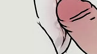 Sucking his long penis and then he penetrates my wet pussy - comic