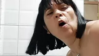 my hot stepnephew went into the bathroom to leave his milk in my ass