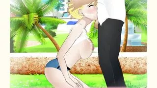 Mrs brief gets her face fucked by bulma's boyfriend