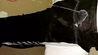 Amateursex, Bukkakesex, Bekleidet, Sperma, Abspritzen, Kleid