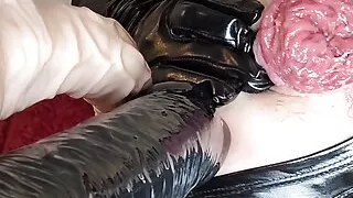 Dubbel Dildo machine fuck