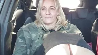 Amateur couple get Carried-away Driving around their Hometown