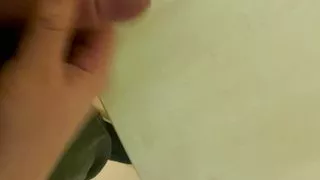 Erstmal ordentlich auf den Tisch abspritzen