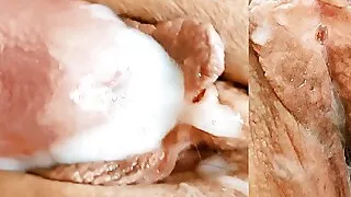 Very kinky stepson touches his mature stepmom for the first time and gives her a huge creampie