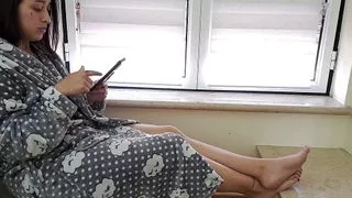 Stepmother comforts her stepson after a bad day