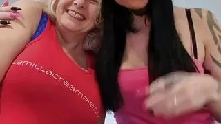 Valkyria Domina Schnelles Interview mit Camilla Creampie nach unseren Shootings