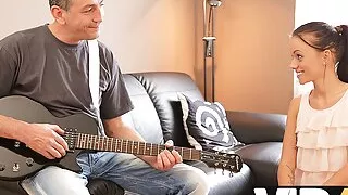 OLD4K. Girl shows off body and gives erotic pleasure to the old man