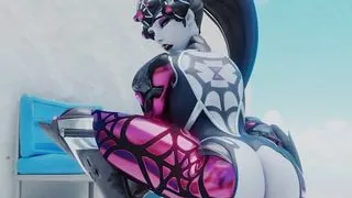 Widowmaker reverse-cowgirl softfuck