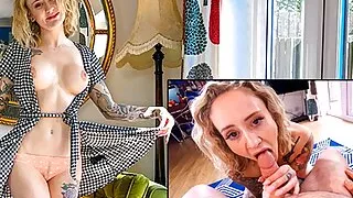 Old fuck can't resist my pussy